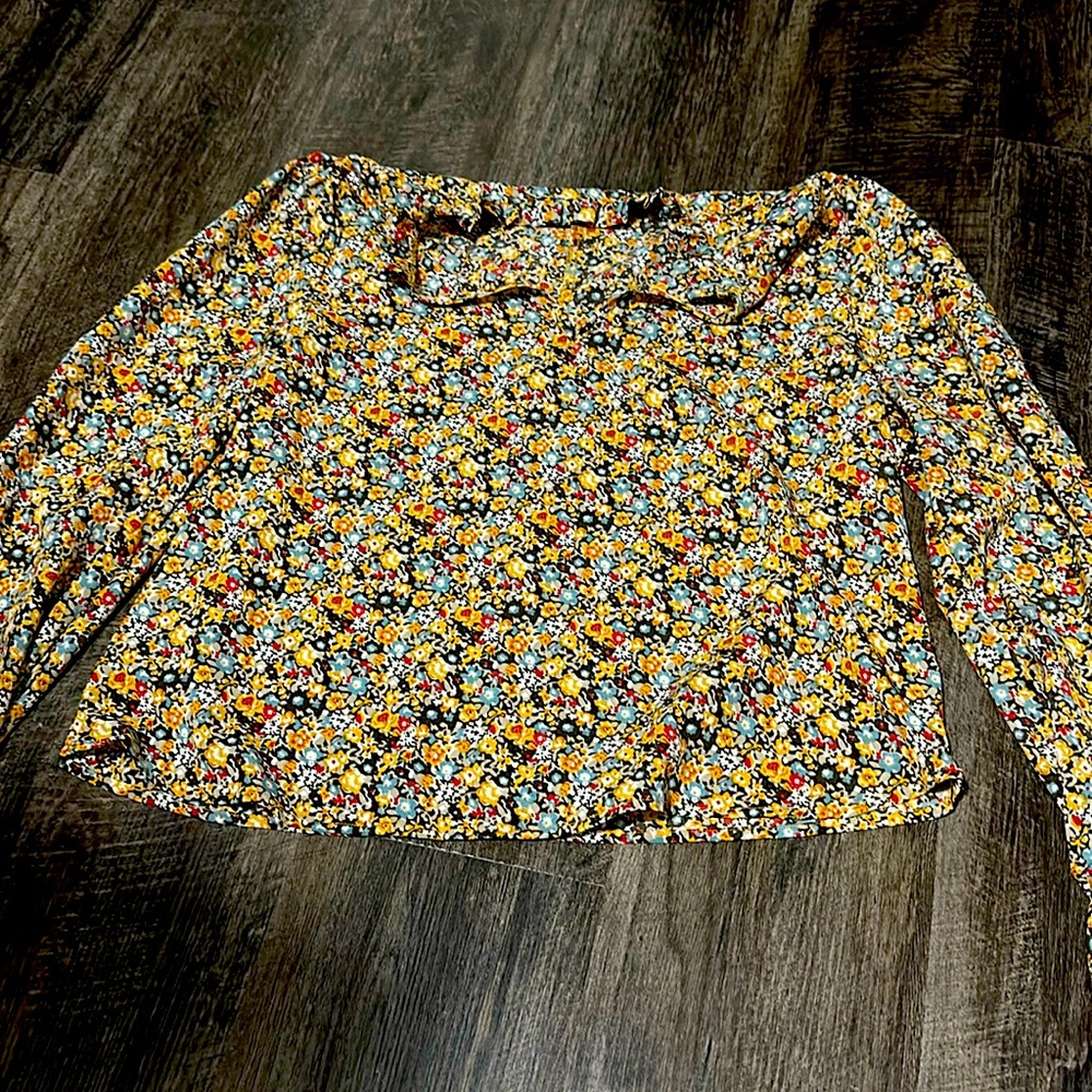 Long sleeve blouse
